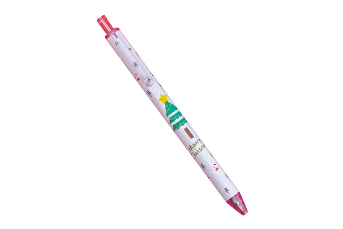 Christmas Design Retractable Gel Pen