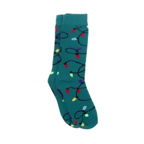 Christmas Lights Lucky Duck Socks