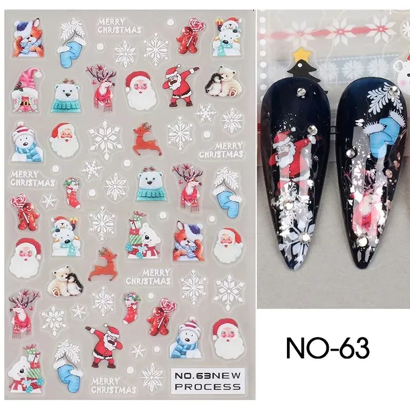 Christmas Nail Art Stickers