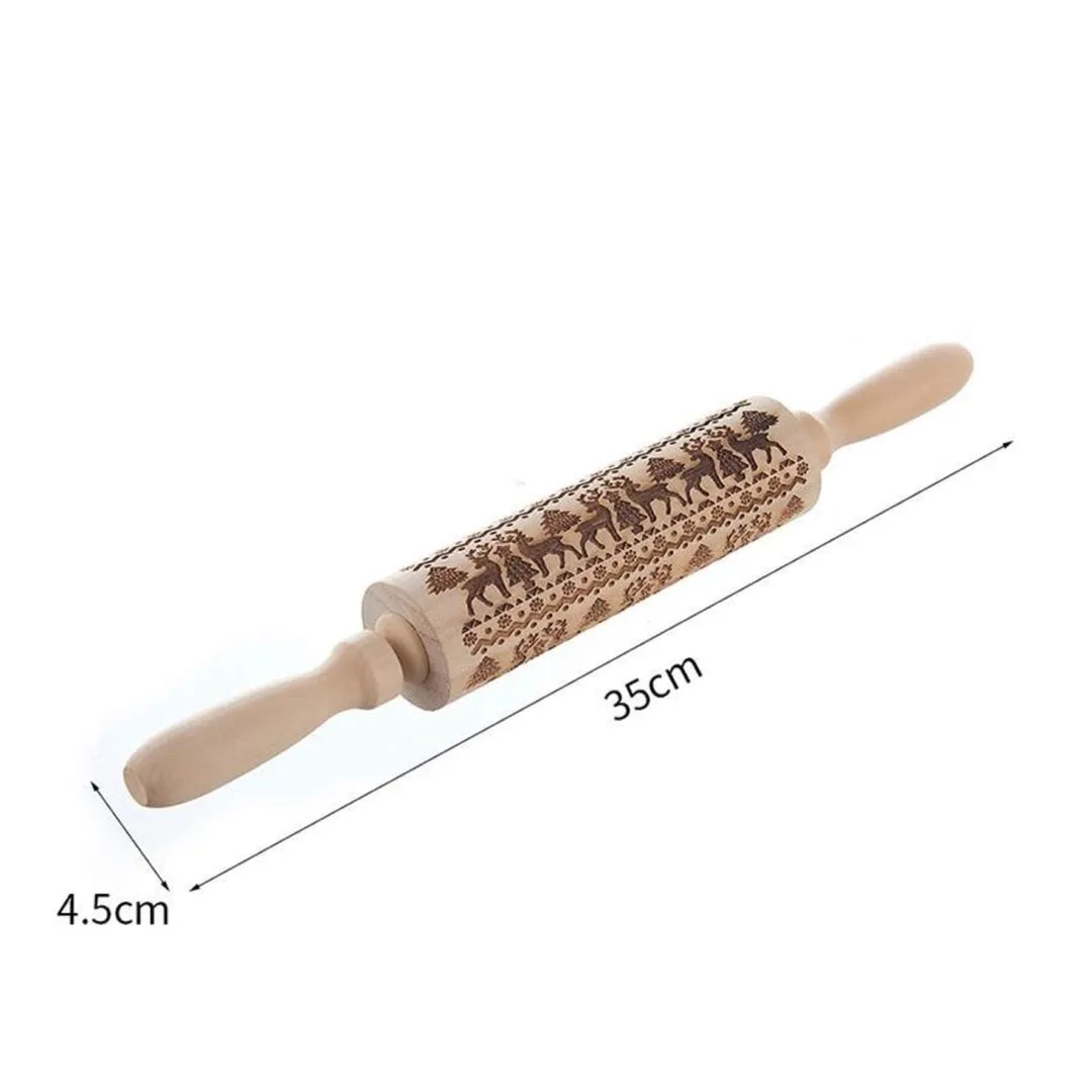 Christmas Rolling Pin - In Stock