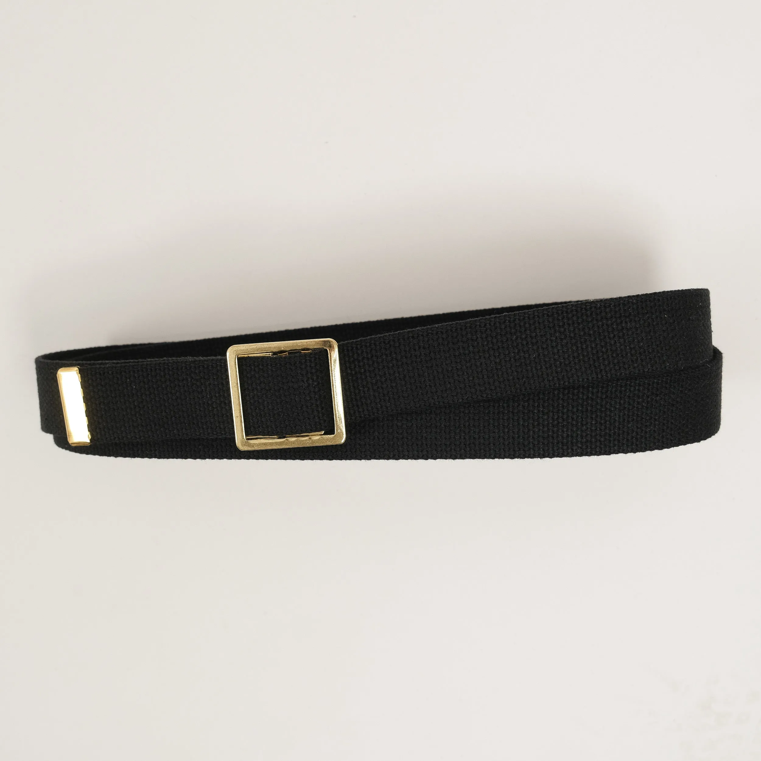 CLASSIC BELT - BLACK / GOLD BUCKLE