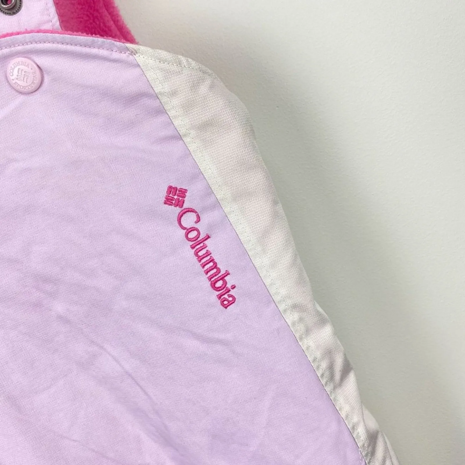 Columbia Girls Pink Snow Bib Overalls 12 Months