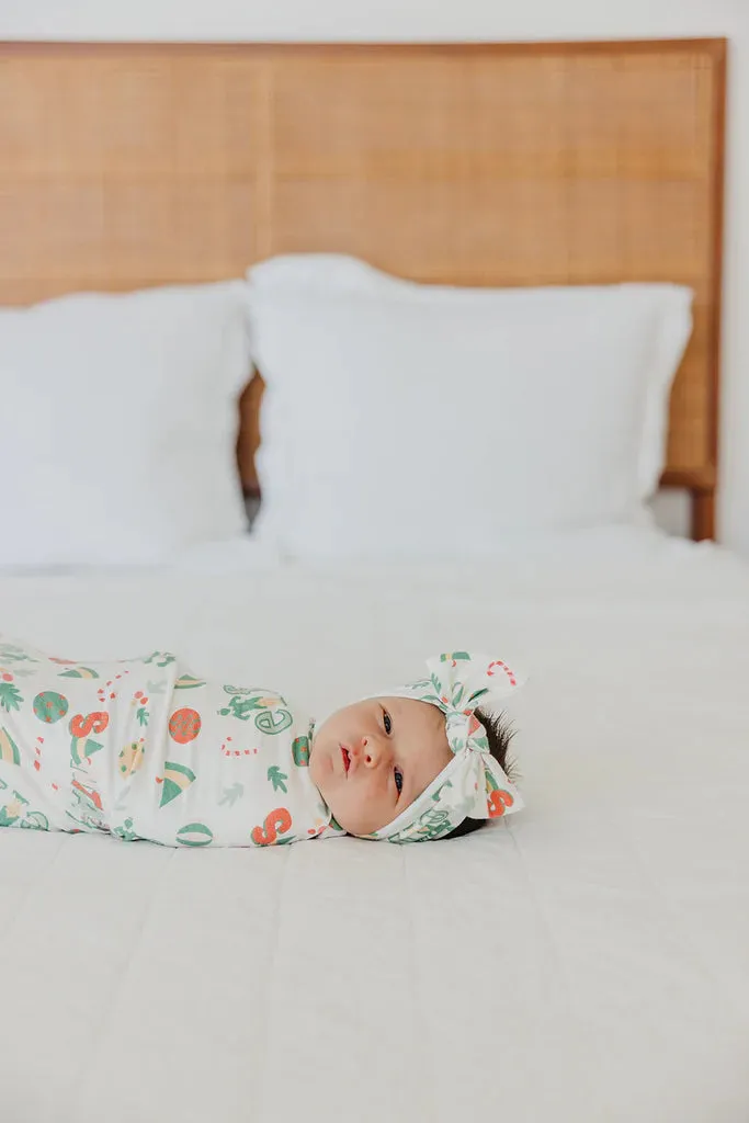 Copper Pearl: Knit Headband Bow - Elf