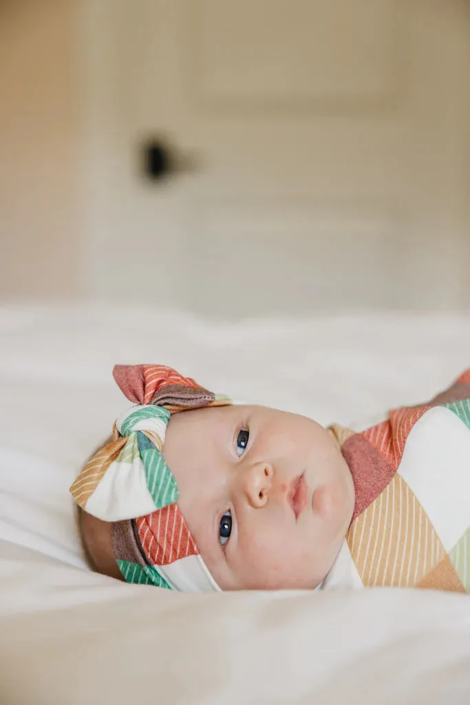 Copper Pearl: Knit Headband Bow - Nicholas