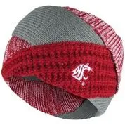 Crimson & Gray Criss Cross Headband