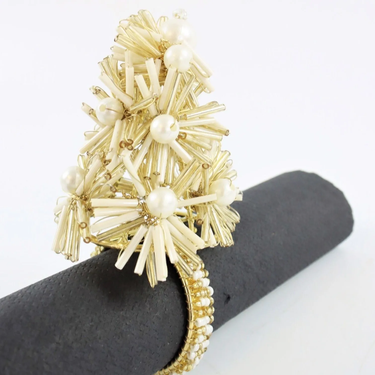 Decorative Jewelled Festive Napkin Rings - HALF PRICE