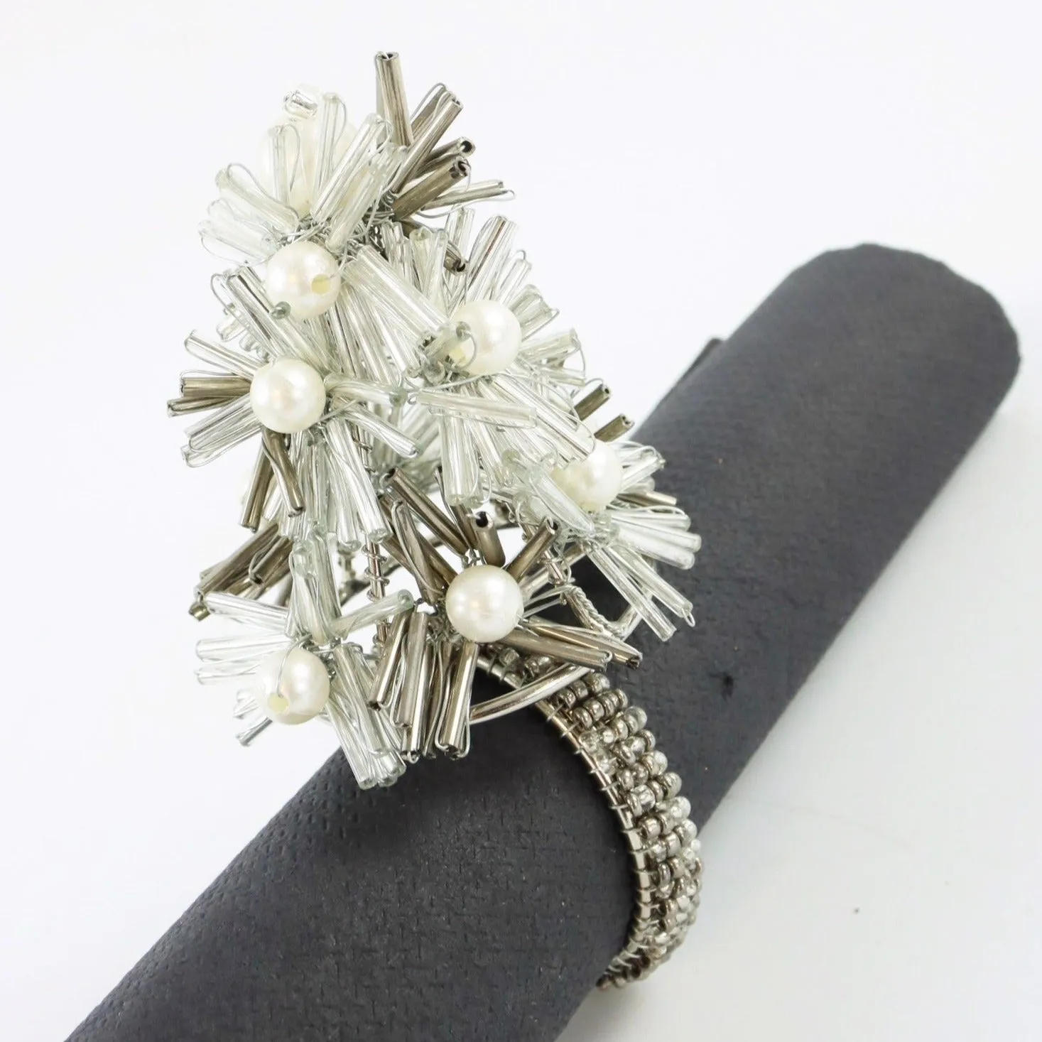 Decorative Jewelled Festive Napkin Rings - HALF PRICE