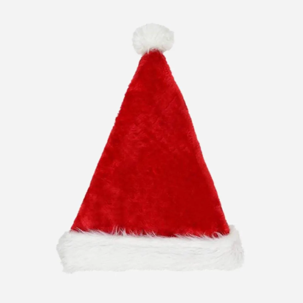 Deluxe Adults Santa Hat