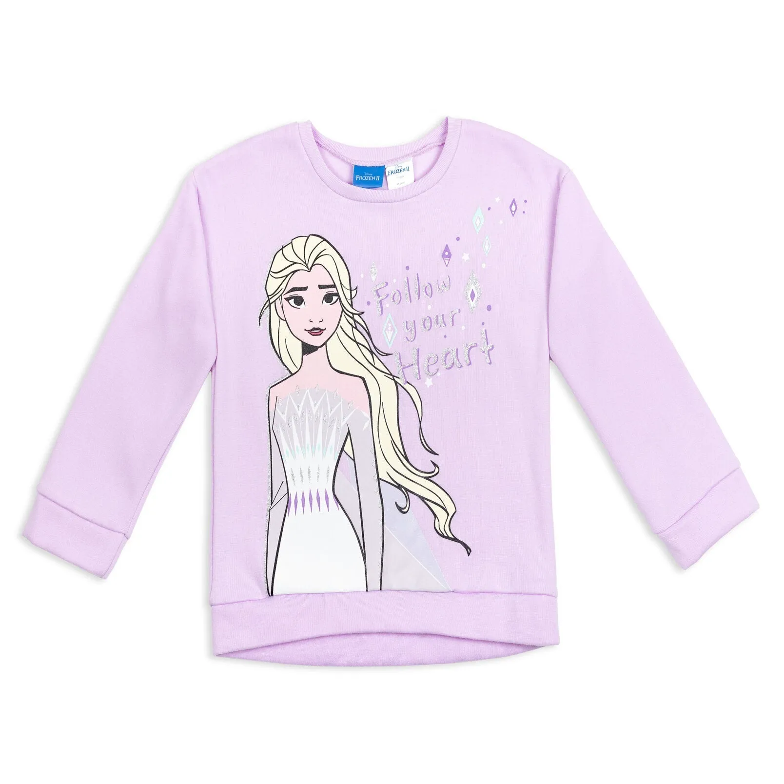 Disney Frozen Queen Elsa French Terry Sweatshirt and Leggings Outfit Set