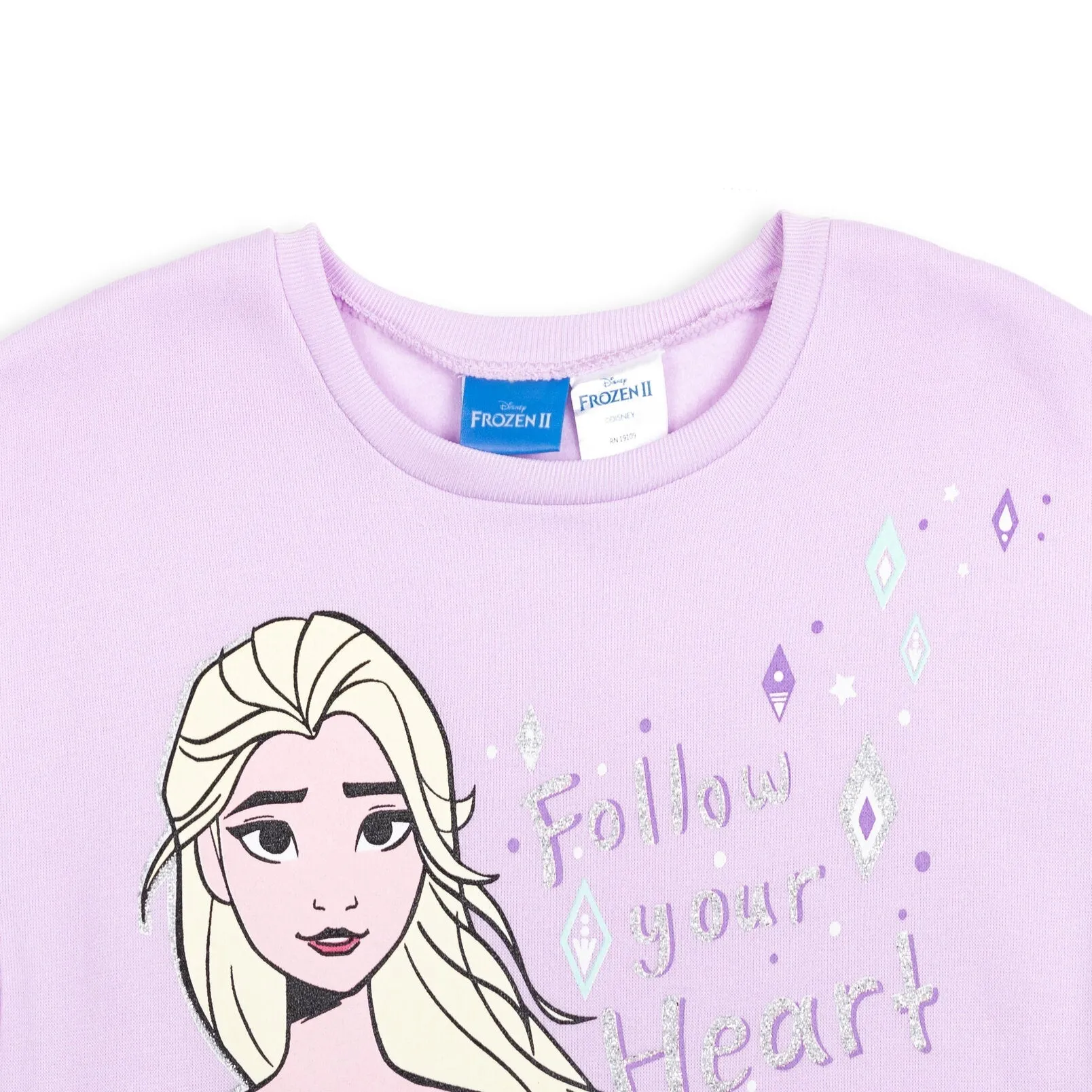 Disney Frozen Queen Elsa French Terry Sweatshirt and Leggings Outfit Set