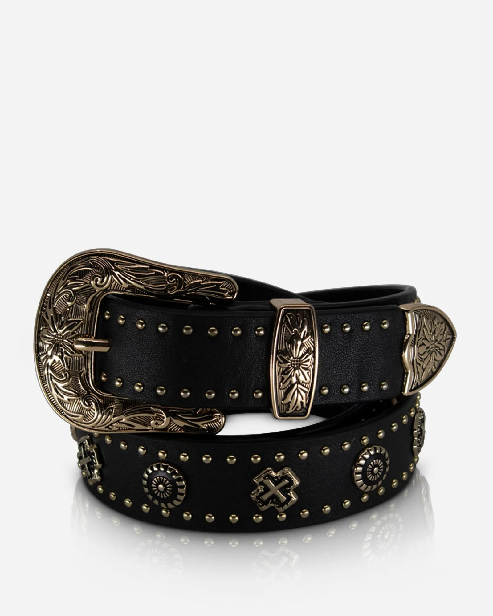 Eastwood Belt Black/Gold