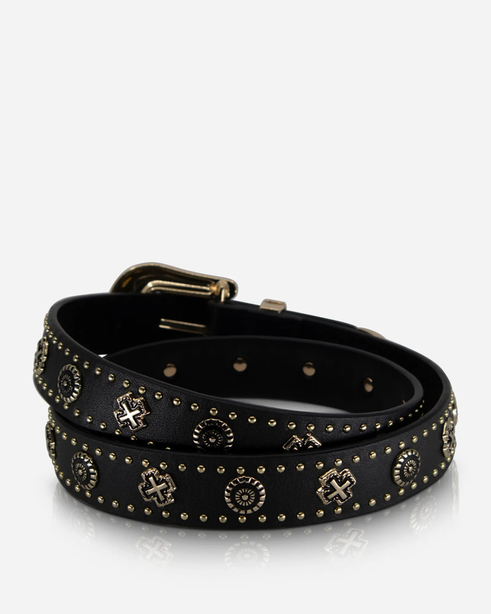 Eastwood Belt Black/Gold