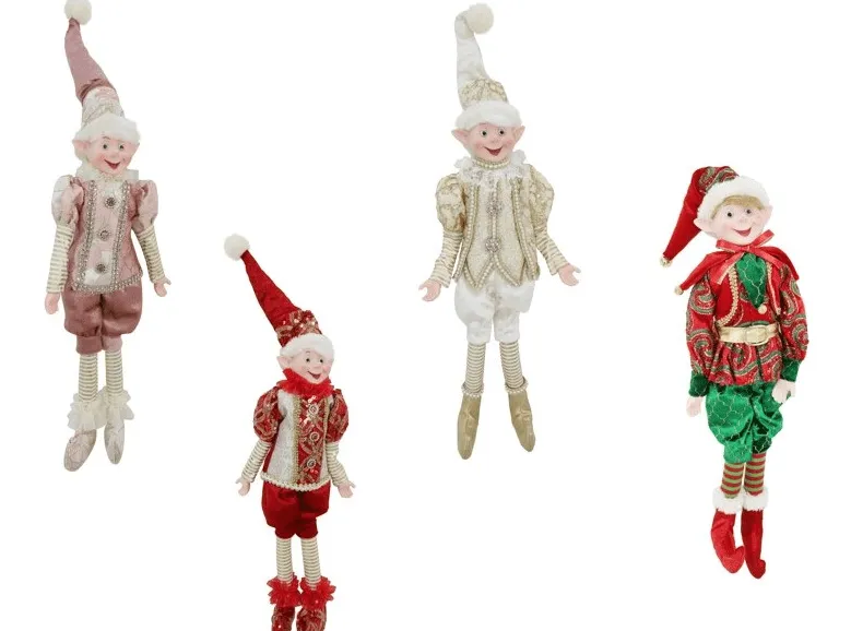 Fancy Pants Elves 4 Asst (46cm)