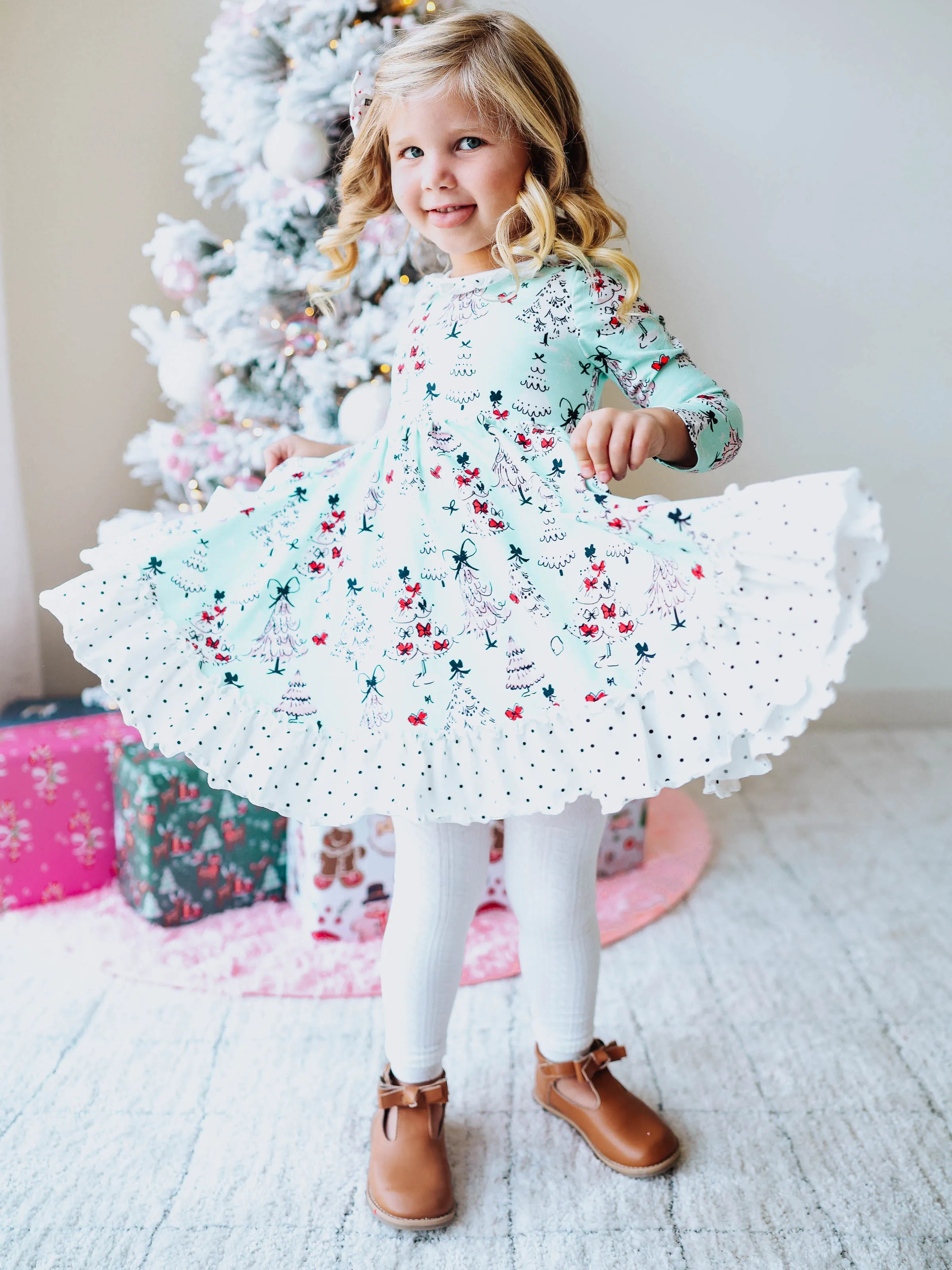 Flair Dress - Pretty in Pink Christmas