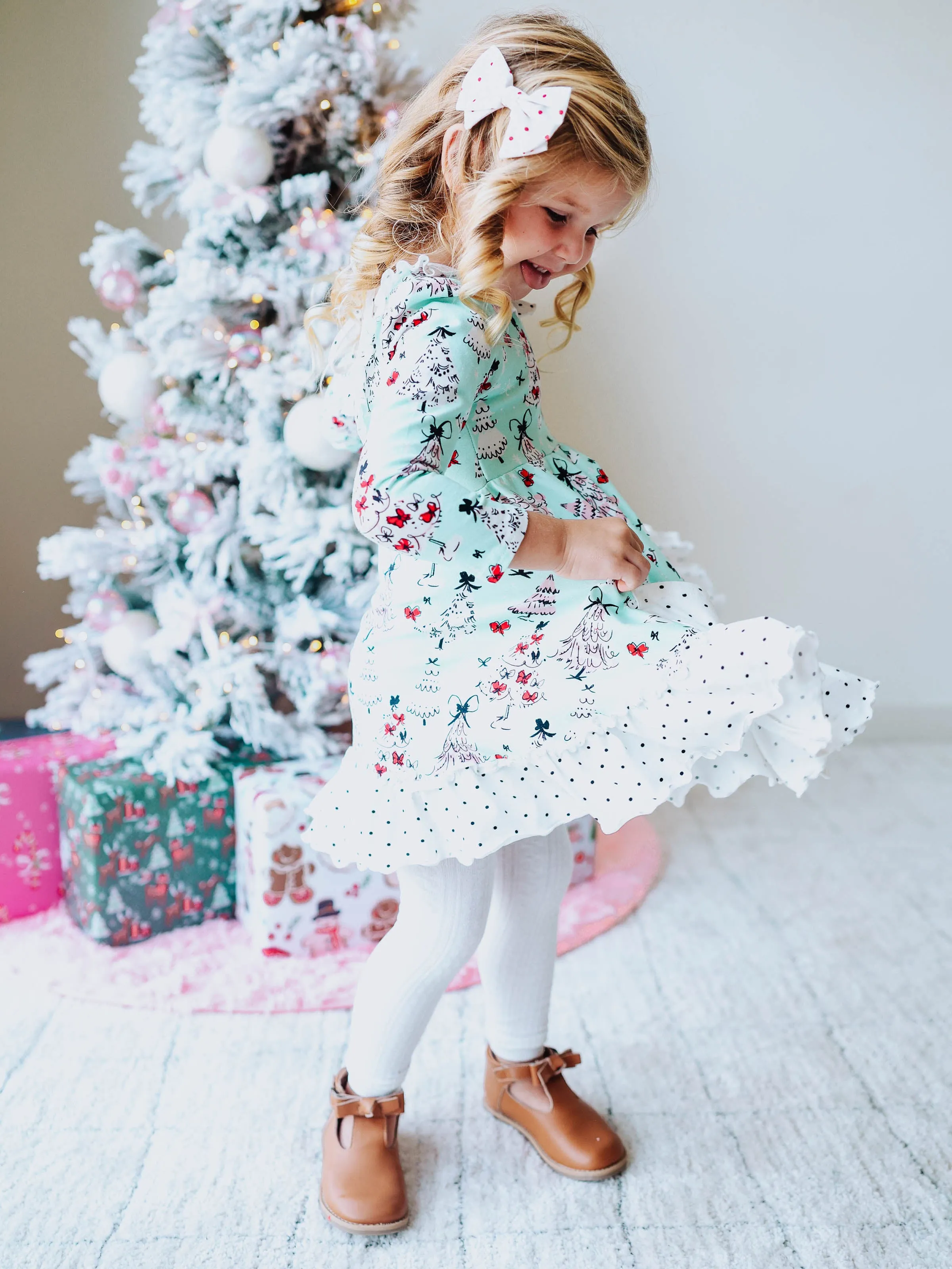 Flair Dress - Pretty in Pink Christmas