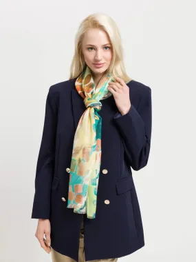 Fraas Sustainability Edition - Scarf With Abstract Floral Design