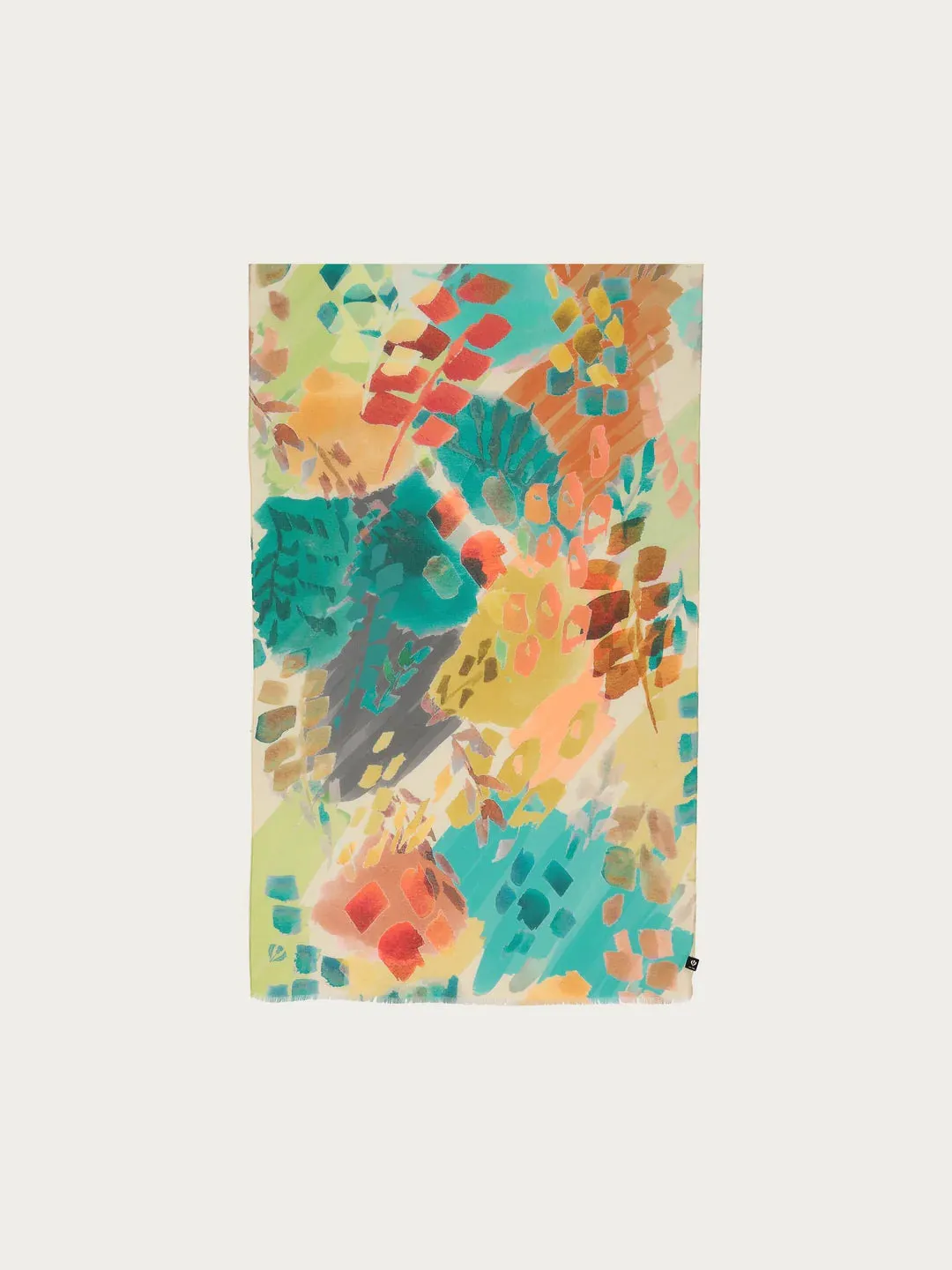 Fraas Sustainability Edition - Scarf With Abstract Floral Design