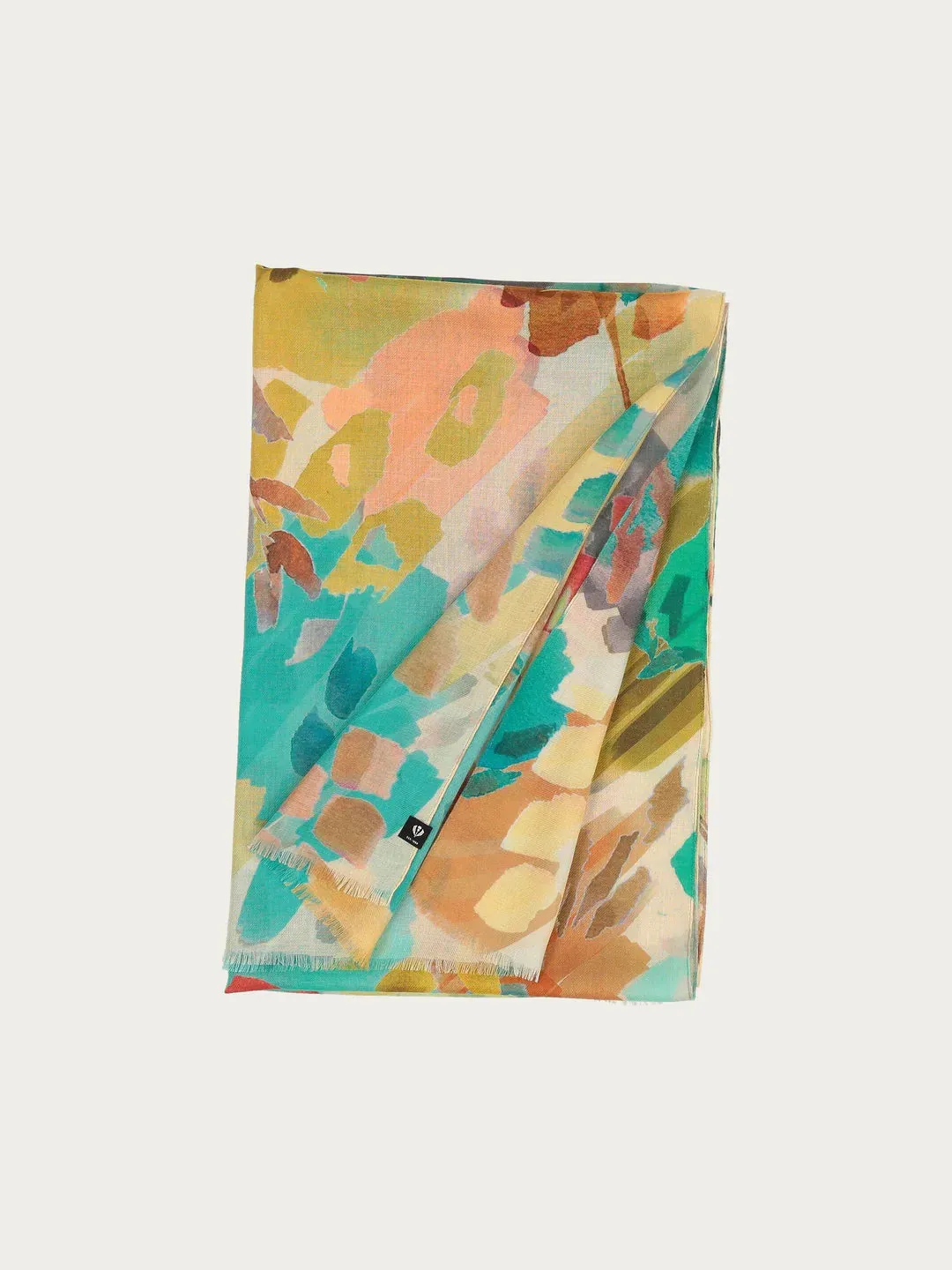 Fraas Sustainability Edition - Scarf With Abstract Floral Design