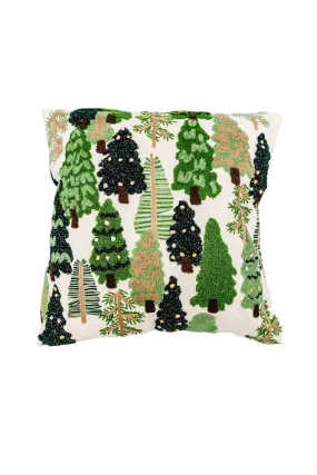 French Knot Trees Pillow