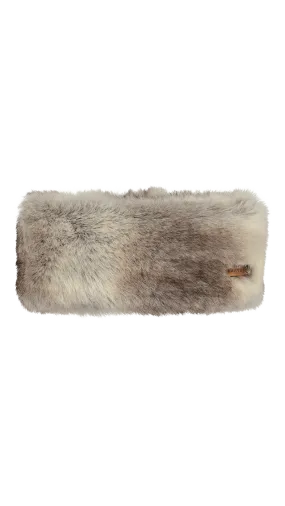 Fur Headband - Heather Brown