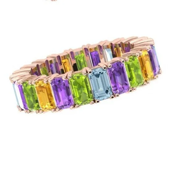 Gemstone Ring Band