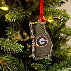 Georgia Bulldogs - Georgia's State Ornament & Bag Tag