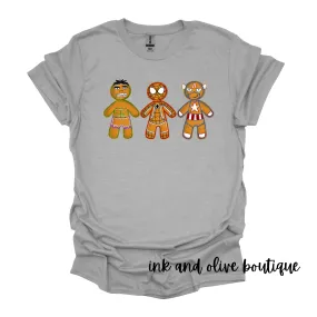 Gingerbread Superhero Tee