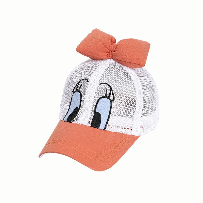 Girls And Boys Big Bow Ducky Cap - ONLY 4 LEFT !!!