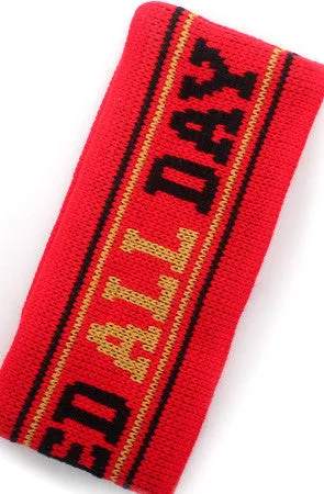 Gold Blooded (Red Thermal Headband)