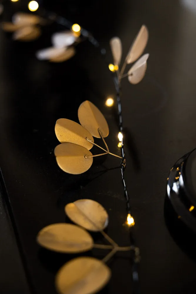 Gold Eucalyptus Fairy Lights