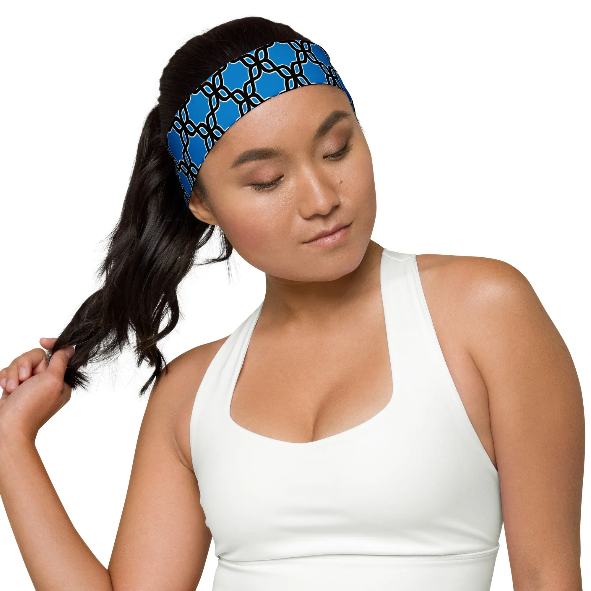 Headband Aqua Chain