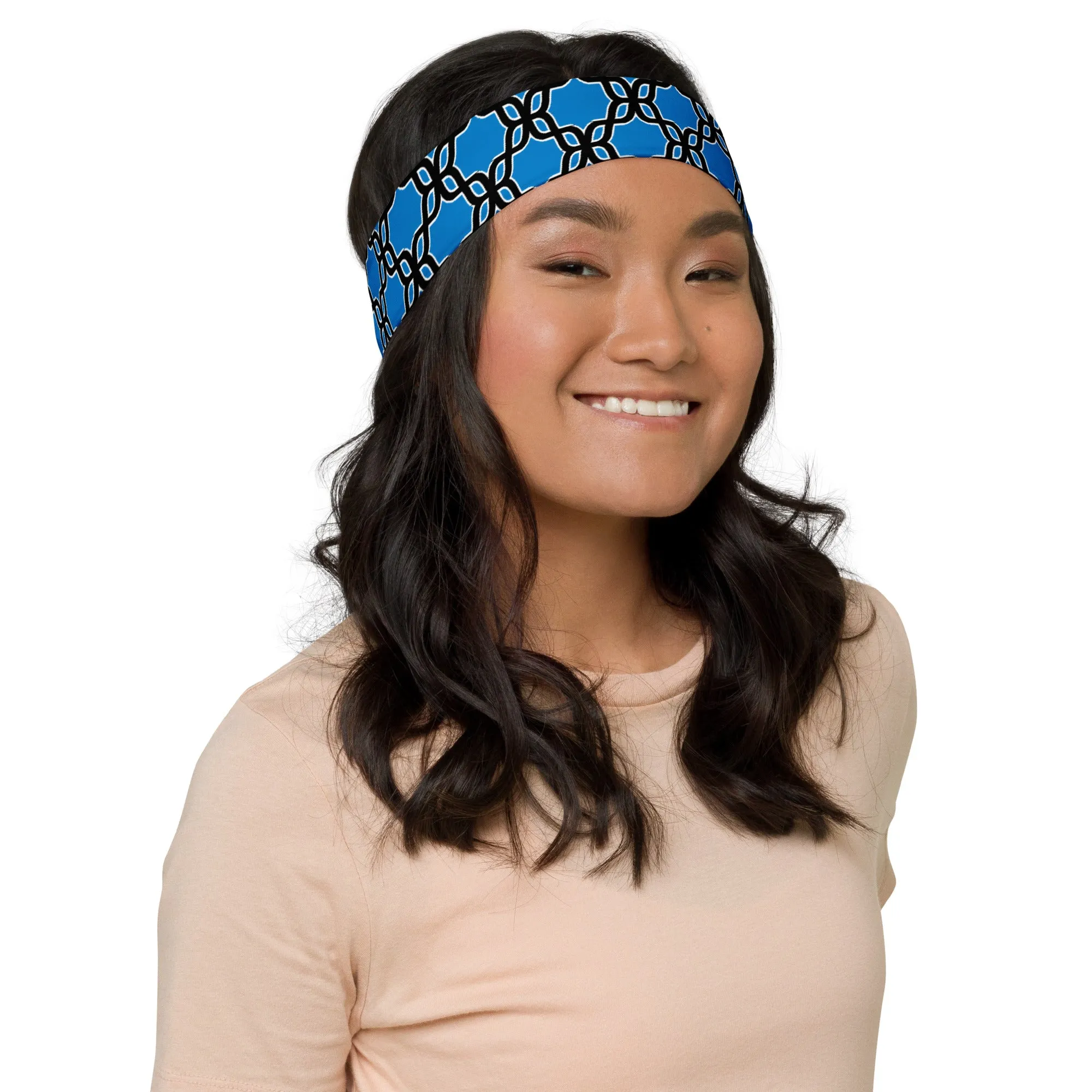 Headband Aqua Chain