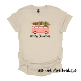 Hippie Vibes Christmas Tee