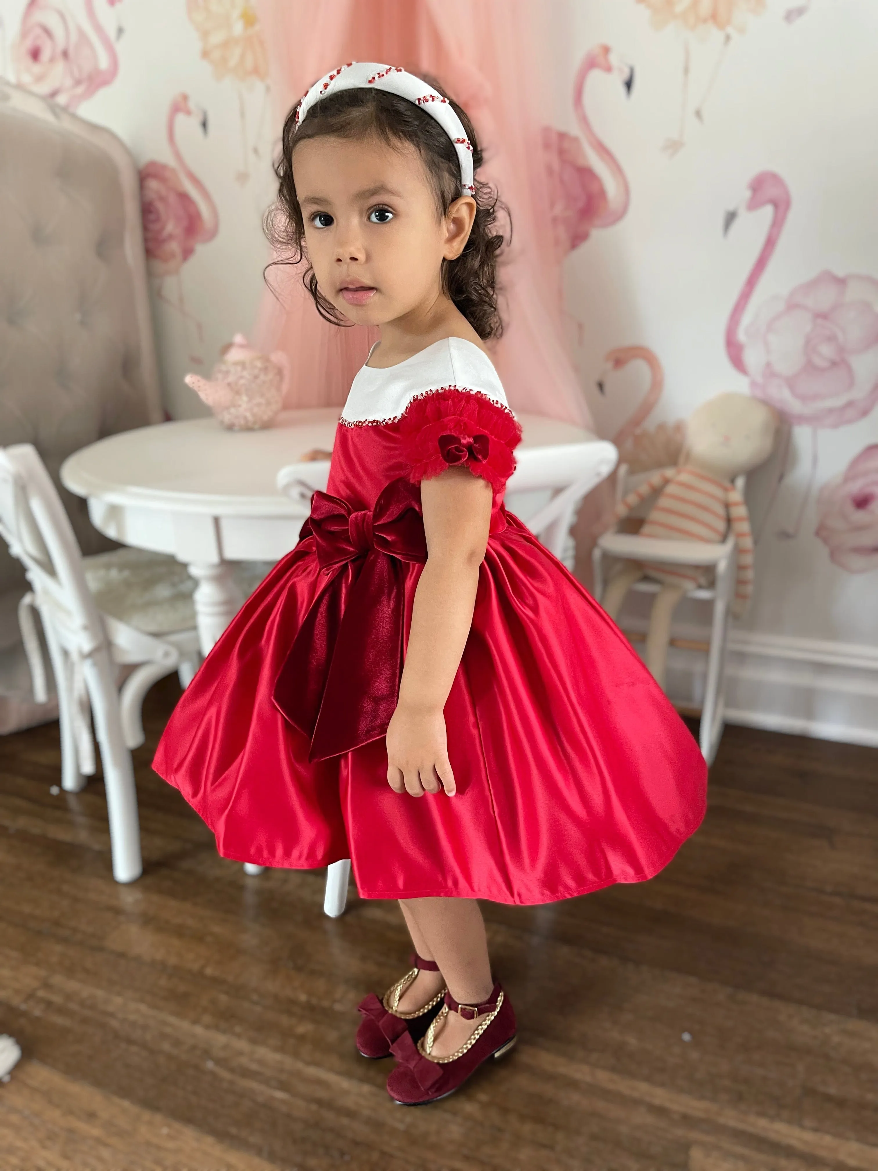 Holly Candy Cane Headband