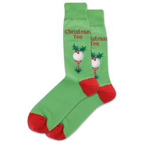 HOTSOX Men's Christmas Tee Crew Socks