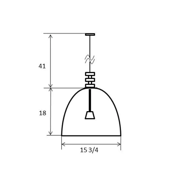 Industrial Bling Ceiling Light