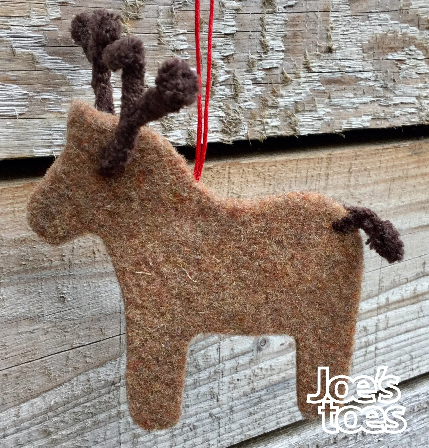 Joe's Toes Felt Unicorn Ornament