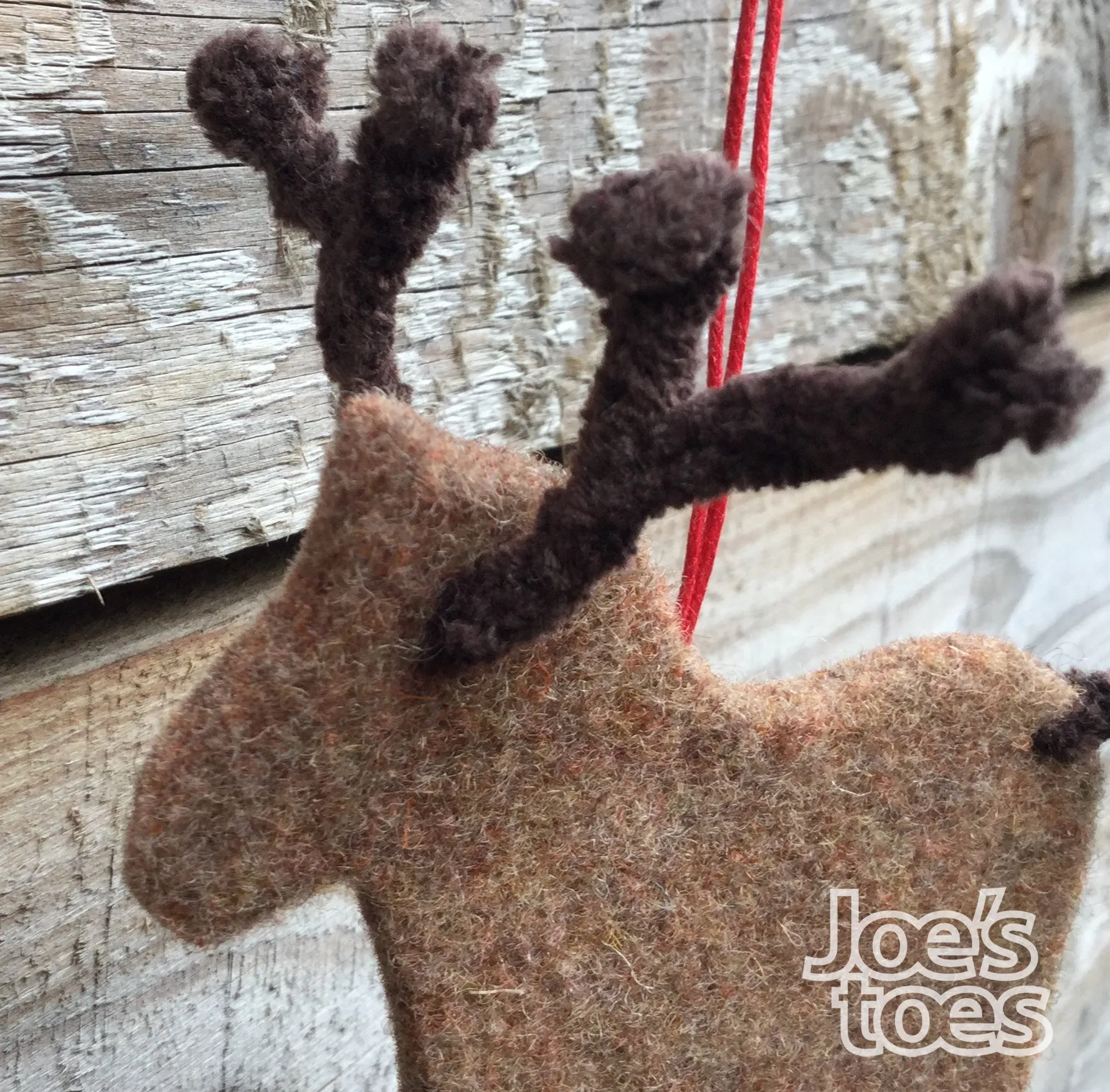 Joe's Toes Felt Unicorn Ornament