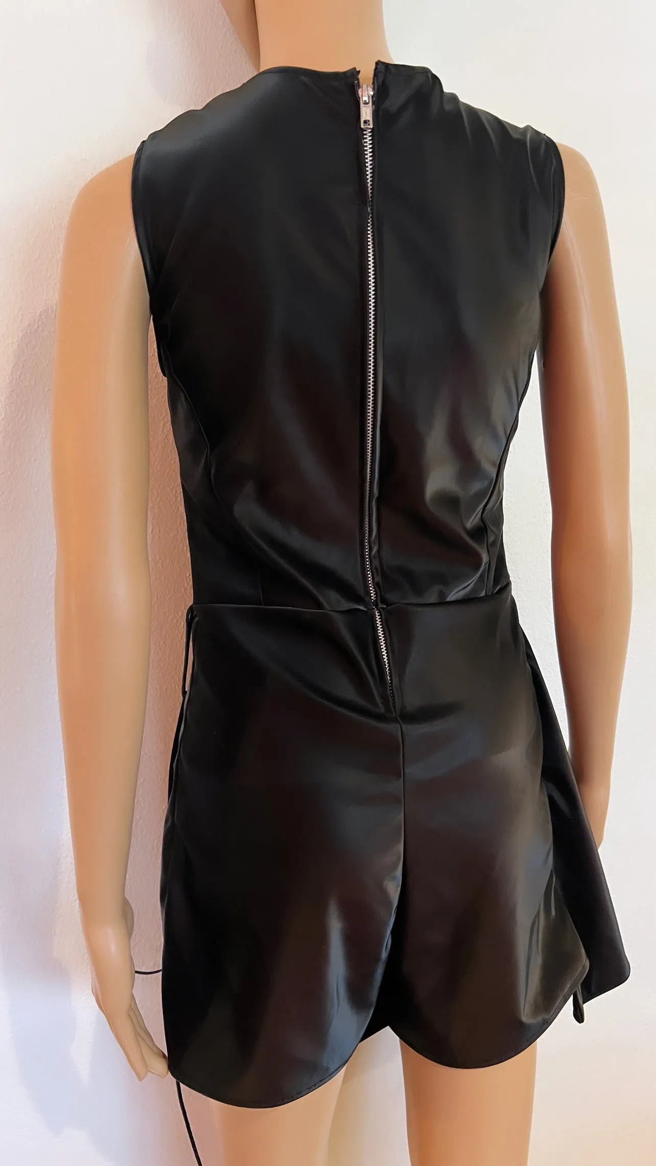 Kristin Leather Romper