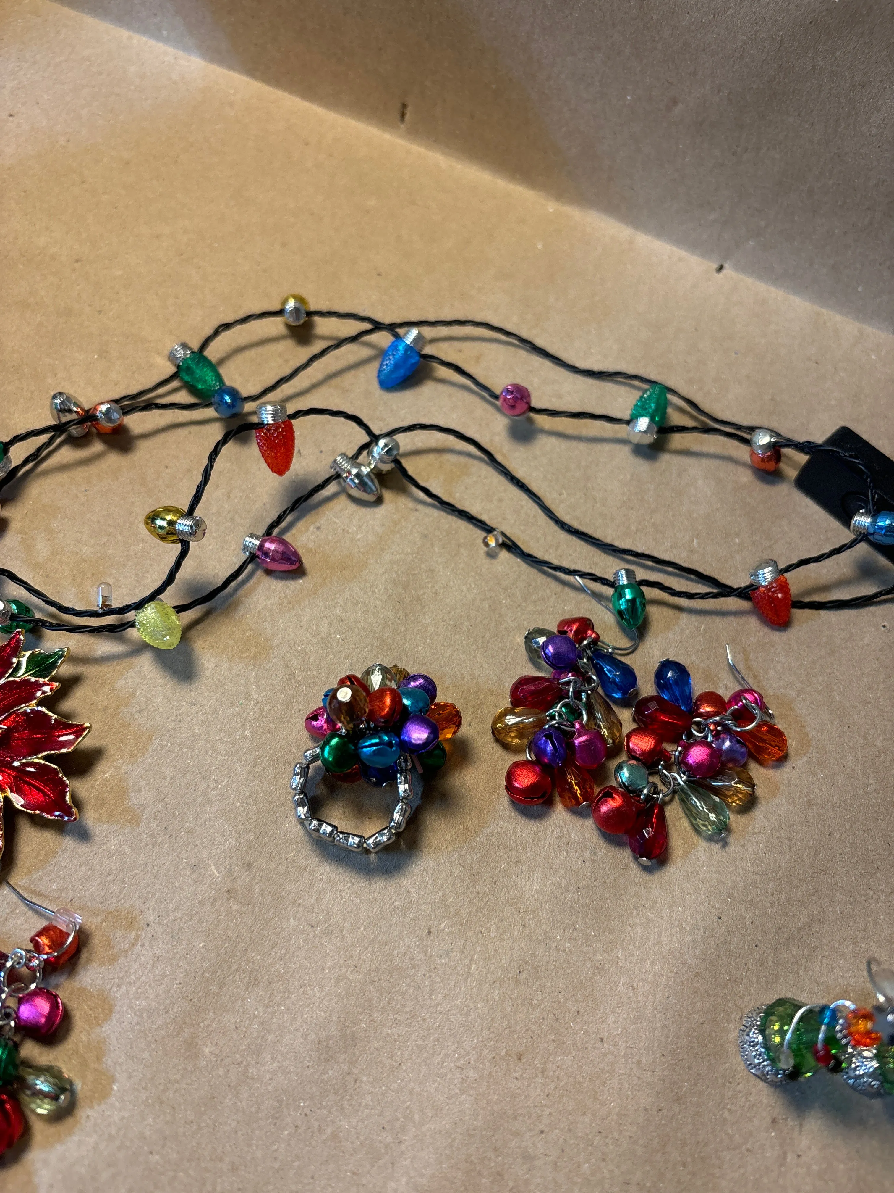 Lot of Christmas Jewelry