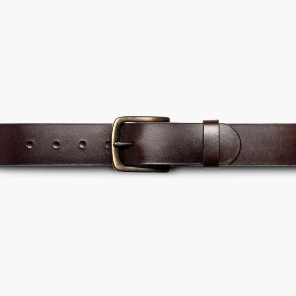 Men's Heritage Leather Belt | Brown