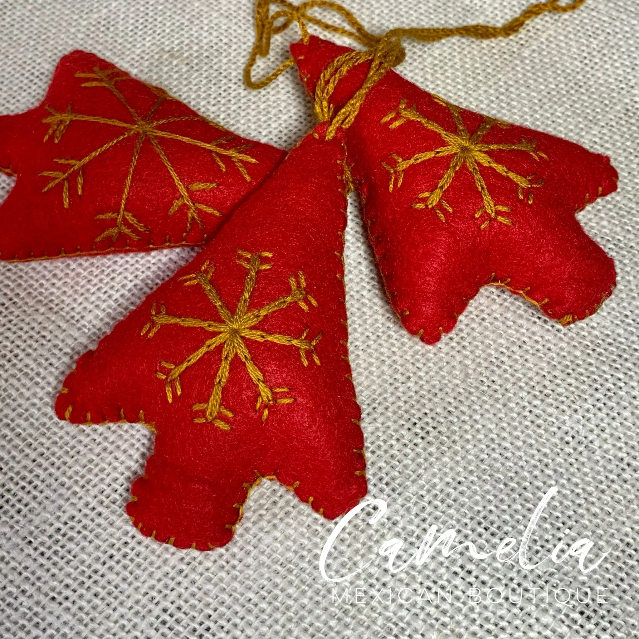 Mexican Felt Ornament Christmas Tree Large