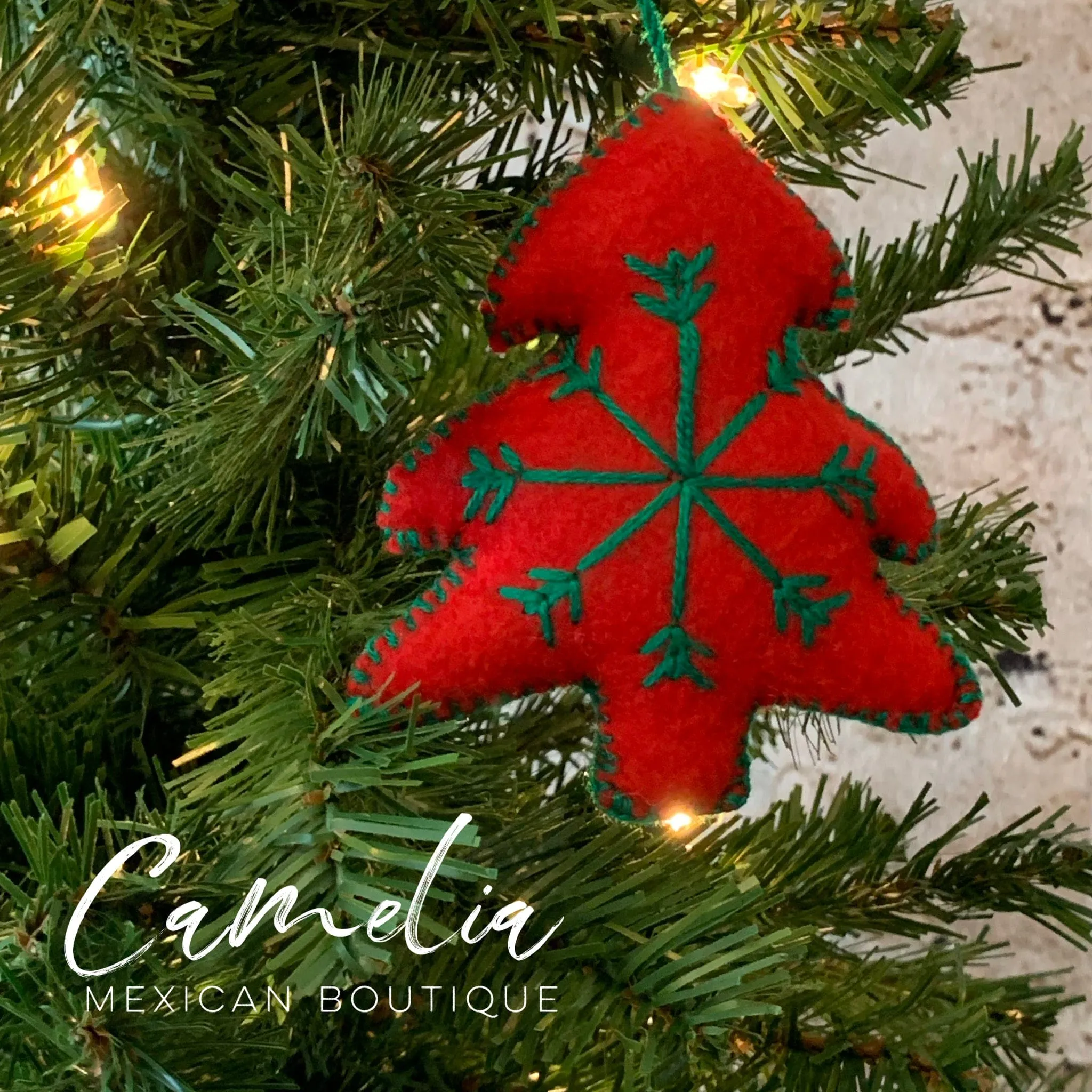 Mexican Felt Ornament Christmas Tree