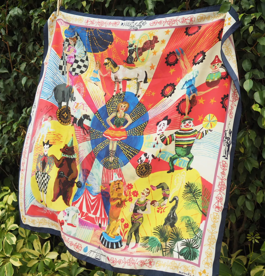 NL - Silk Scarf Circus