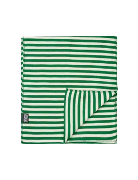 NPS Scarf Interlock, Green/Ecru