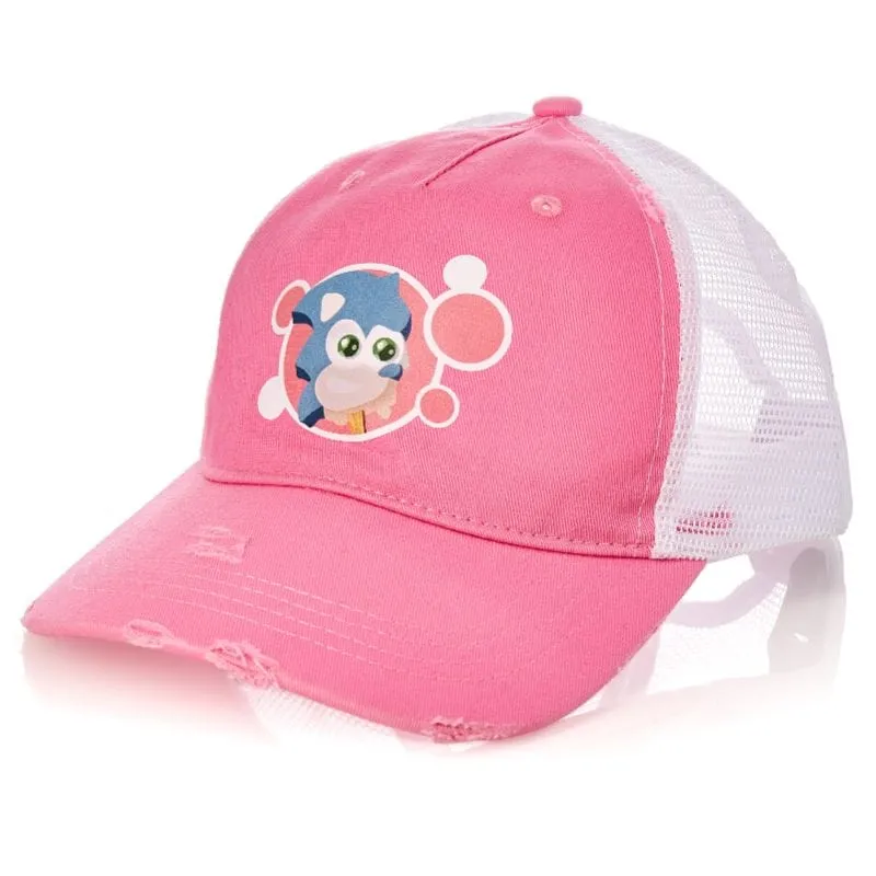 Official Sonic the Hedgehog Ice Cream Distressed Pink Trucker Hat