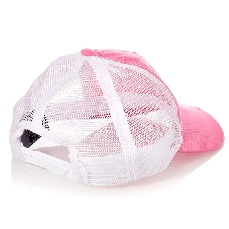 Official Sonic the Hedgehog Ice Cream Distressed Pink Trucker Hat