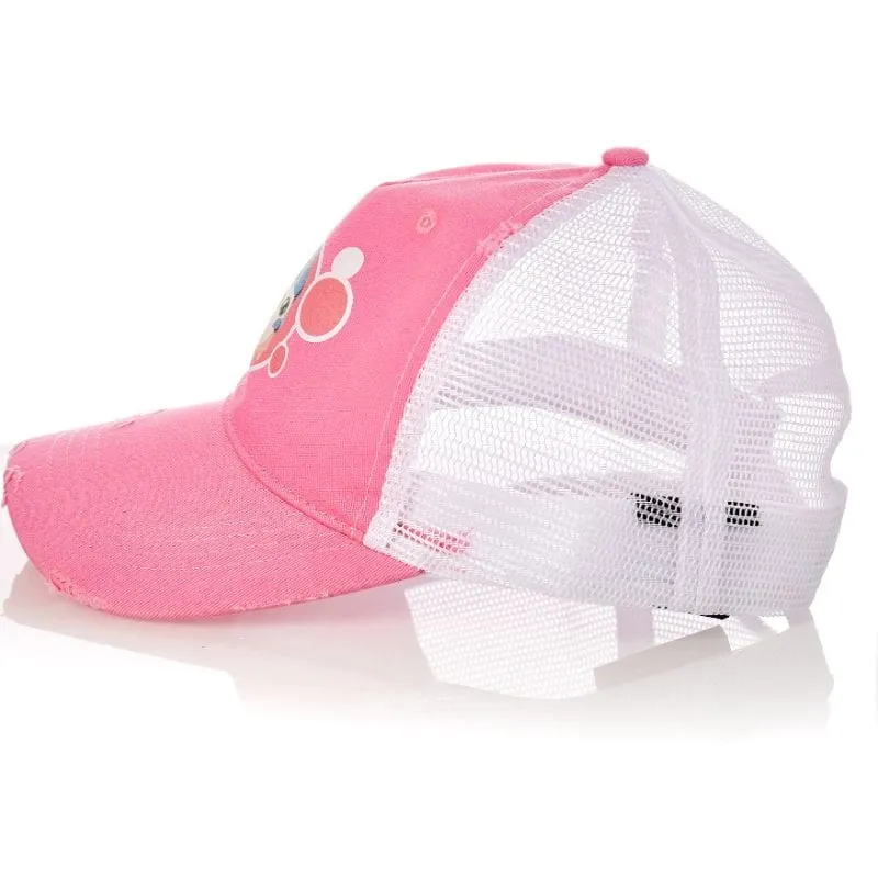 Official Sonic the Hedgehog Ice Cream Distressed Pink Trucker Hat