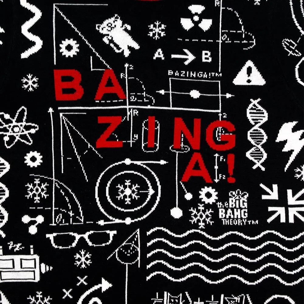 Official The Big Bang Theory ‘Bazinga’ Christmas Jumper / Ugly Sweater