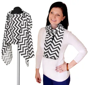 Pashmama - Muslin - Black Chevron